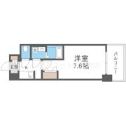 S-RESIDENCE難波大国町dominaの間取り画像