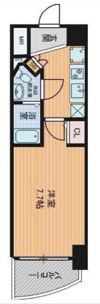 ラシュレエグゼ難波南の間取り画像