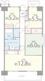 コンフォールアビタシオンの間取り画像