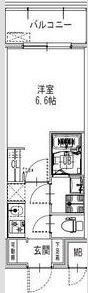 S-RESIDENCE難波大国町Tresの間取り画像