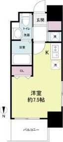 ドゥーエなんば南の間取り画像