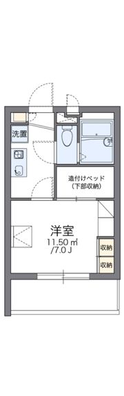 レオパレス別府IIの間取り画像