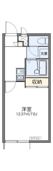 レオパレス北三国丘の間取り画像