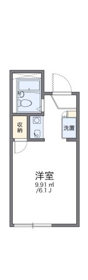 レオパレス千亀利の間取り画像