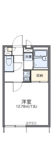 レオパレス外環富田林IIIの間取り画像