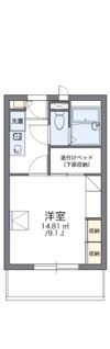レオパレスリビエールブランシェの間取り画像