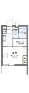 レオパレスプラスパ平田の間取り画像