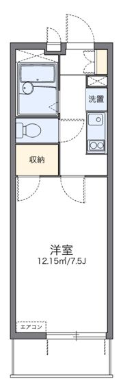 レオパレスベル日吉の間取り画像