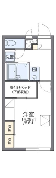 レオパレスパストラルAの間取り画像