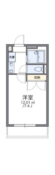 レオパレスクリスタルIIの間取り画像