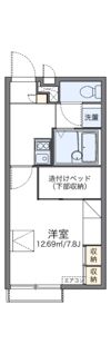 レオパレスエルズ和泉の間取り画像