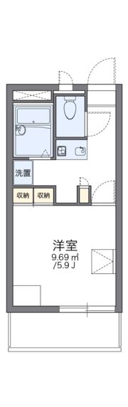 レオパレスグランデ泉Bの間取り画像