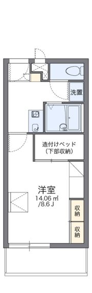 レオパレスM’s innIの間取り画像