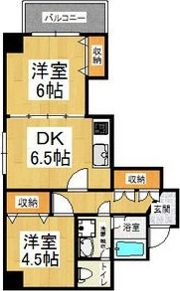 CITY SPIRE難波プレミアの間取り画像