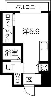 コーラルポワント難波WESTの間取り画像