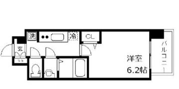 プレサンス難波デヴァンテの間取り画像