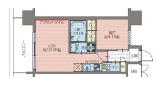 プレジオ難波の間取り画像