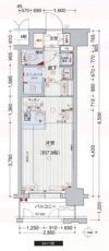 プレサンス本町リアルシティの間取り画像