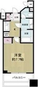 Lasante京橋（旧:エスティメゾン京橋）の間取り画像