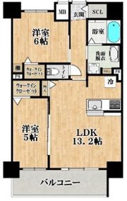 ふぁみ～ゆ平野の間取り画像