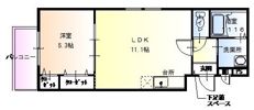 パラッツォ・ドゥーエの間取り画像