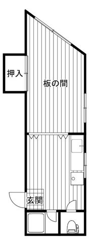 喜連マンションの間取り画像