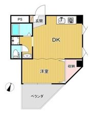 サンパレス弁天の間取り画像