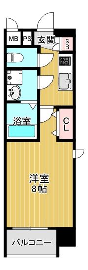 レジュールアッシュ都島の間取り画像