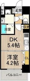 メルディア大正D.C.の間取り画像