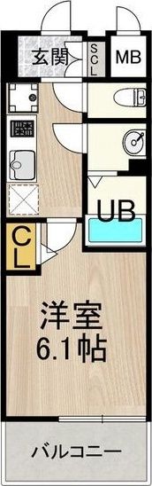 メルディア大正D.C.の間取り画像