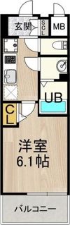 メルディア大正D.C.の間取り画像
