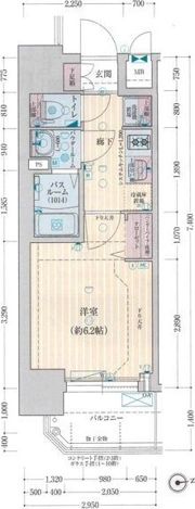 グランカリテ大正ドマーニの間取り画像