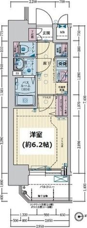 グランカリテ大正ドマーニの間取り画像