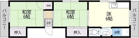 三軒家東1丁目ビルの間取り画像