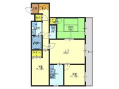 第一玉造マンションの間取り画像