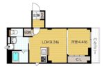 Plaisirdeux京町堀の間取り画像