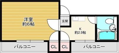 シルクロード勝山の間取り画像