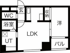 コスモ釣鐘町の間取り画像