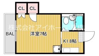 ケンズ都島の間取り画像