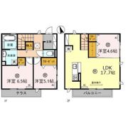 かぼく 南館 南のの間取り画像