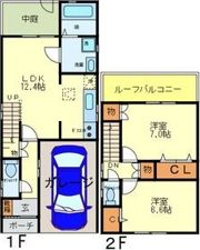 生野区鶴橋戸建ての間取り画像