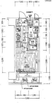 クレアート大阪トゥールビヨンの間取り画像