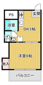 ハピネスホワイトの間取り画像