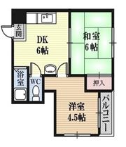 木下ハイツの間取り画像