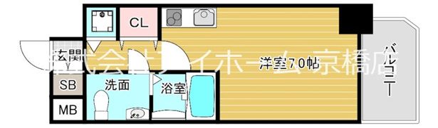S-RESIDENCE野江の間取り画像