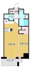 ミラージュパレス天王寺堀越町の間取り画像