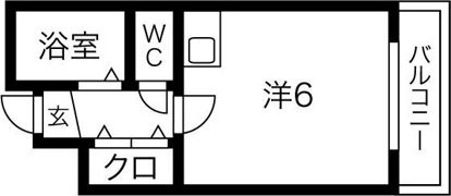 グローリ林寺の間取り画像