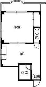 スマイルハイツ巽東の間取り画像