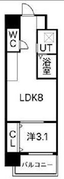 リヴィアス三明町の間取り画像