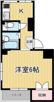 ジュネス阿倍野の間取り画像